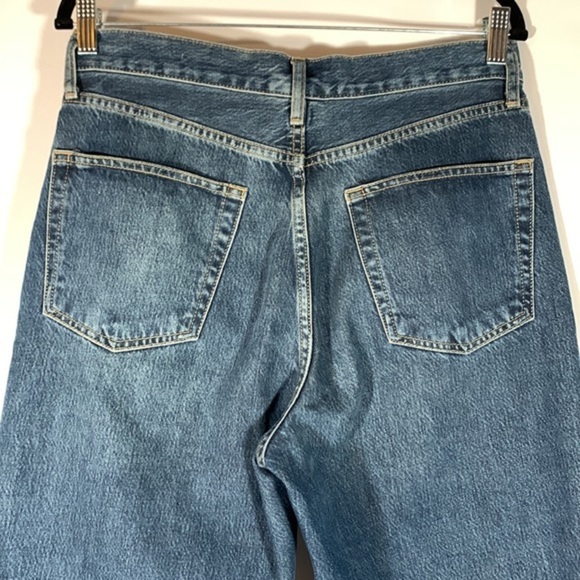 Topshop Moto Medium Wash Blue New Boyfriend Jeans - Picture 8 of 10